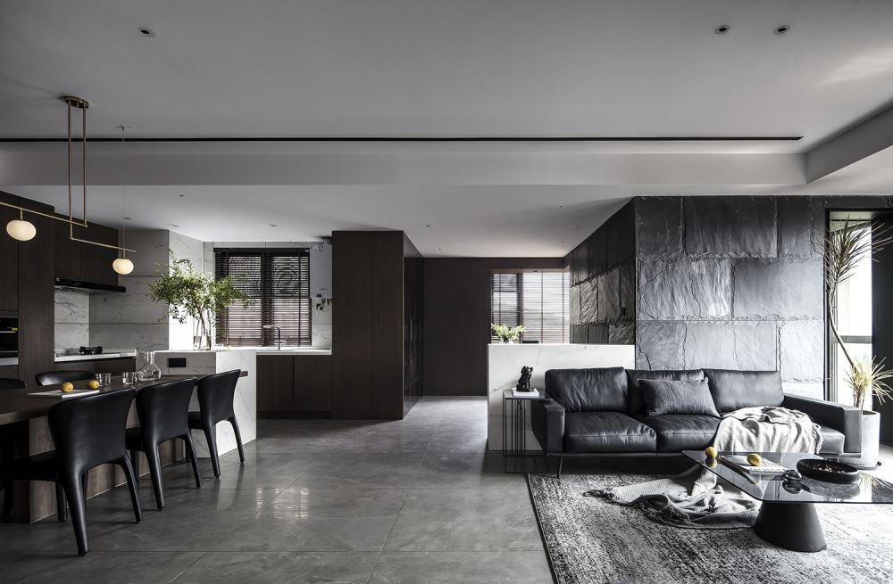 佛山市順德自在城現代簡約風格四居室裝修案例