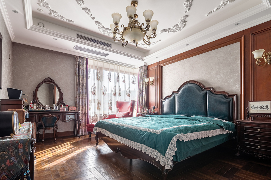 新古典風格家裝設計室內裝修效果圖-主臥 新古典風格家裝設計室內裝修效果圖-主臥