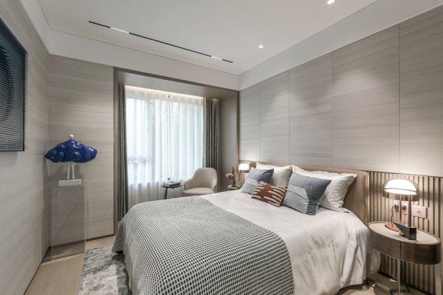 現(xiàn)代簡約風格室內(nèi)設計家裝案例-臥室 現(xiàn)代簡約風格室內(nèi)設計家裝案例-臥室