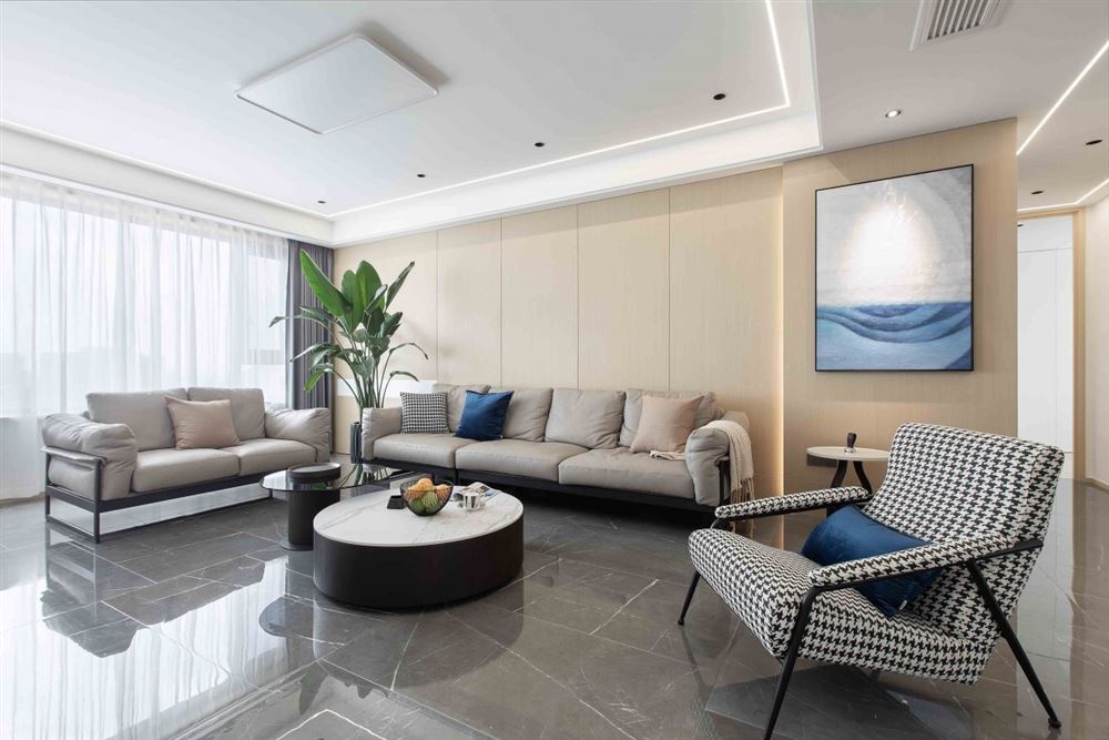 江門市敏捷&middot;云錦現代簡約風格四居室裝修案例