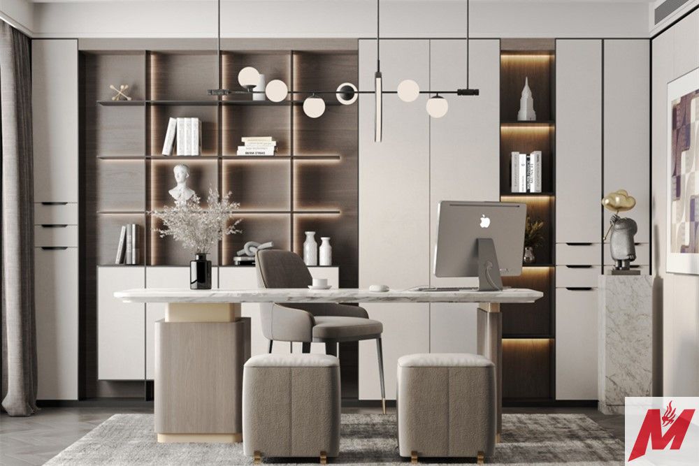 江門市珠江國際新城輕奢風格四居室裝修案例