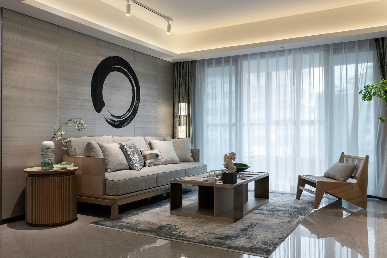 廣州市越秀星匯海珠灣現代簡約風格三居室裝修案例