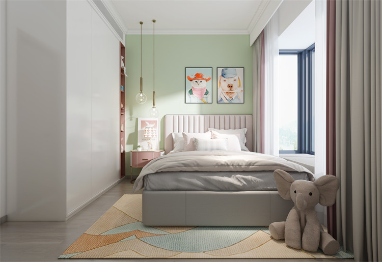 廣州市敏捷&middot;麗都新中式風(fēng)格四居室裝修案例