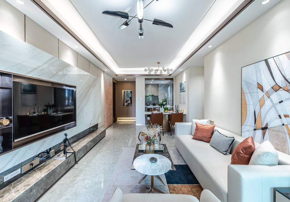 廣州市紫泉翠荔嘉園輕奢風(fēng)格三居室裝修案例