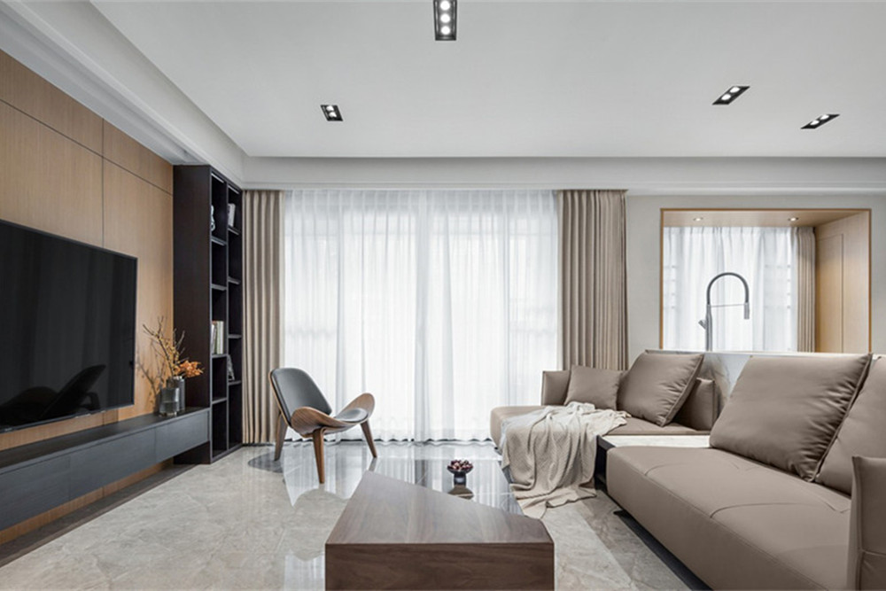 廣州市美林湖畔輕奢風格三居室裝修案例