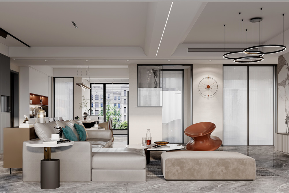 嘉興市鴻翔海棠灣現(xiàn)代簡(jiǎn)約風(fēng)格三居室裝修案例