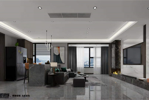 德陽市雍錦坊現代簡約風格三居室裝修案例