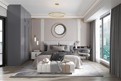 茂名市誠杰名仕公館現代簡約風格三居室裝修案例