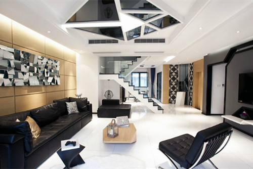 陽江市東泰花園一期現代簡約風格三居室裝修案例