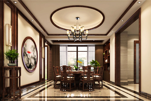 海口301平米以上新中式風(fēng)格信達海天家裝設(shè)計案例