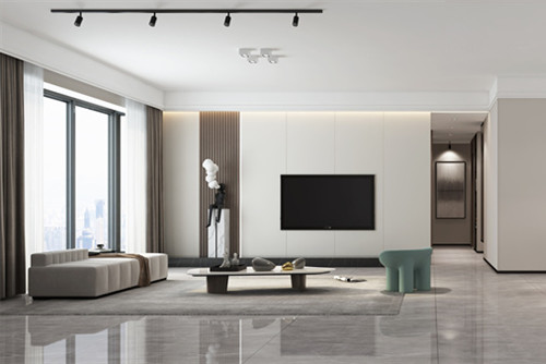 海口市碧桂園劍橋郡現代簡約風格三居室裝修案例