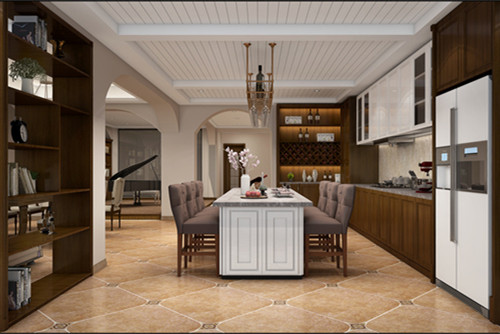 海口301平米以上新中式風(fēng)格鴻洲江山家裝設(shè)計案例