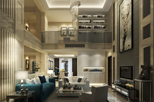 海口201-300平米現(xiàn)代簡約風格國際名城家裝設(shè)計效果圖