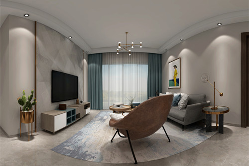 惠州市茂基&middot;城市華府現(xiàn)代簡約風格三居室裝修案例