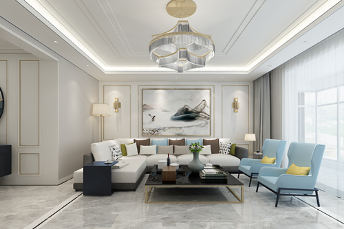 秦皇島201-300平米輕奢風格達潤上邦裝修設計效果圖