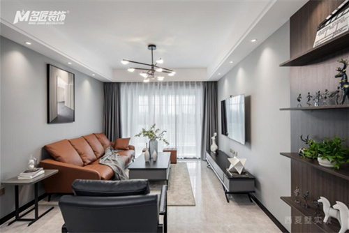 常州市華潤國際社區(qū)&middot;幸福里現(xiàn)代簡約風(fēng)格三居室裝修案例