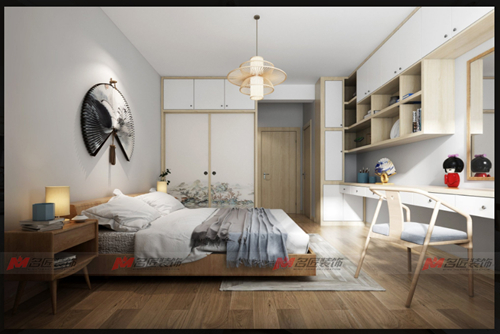 泉州市安溪約克陽光日式風格三居室裝修案例