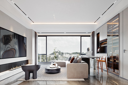 云浮市富安居富林豪庭現代風格別墅裝修案例