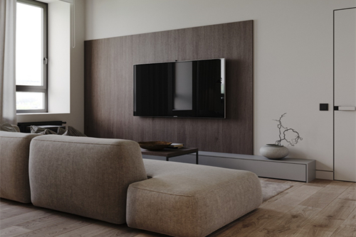 江門市文昌花園現代簡約風格三居室裝修案例