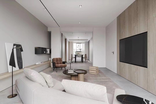 江門市東堯路住宅樓現(xiàn)代簡約風(fēng)格四居室裝修案例