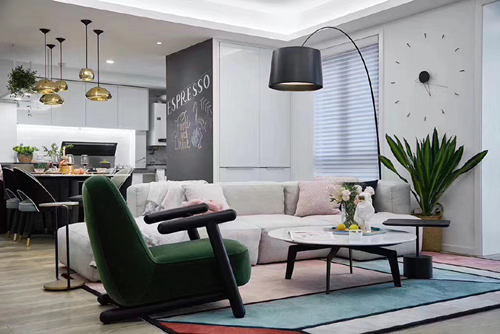 江門市華僑城&middot;云頂北歐風格三居室裝修案例