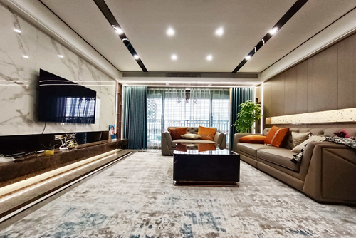 茂名市財(cái)富廣場(chǎng)(高州)現(xiàn)代簡(jiǎn)約風(fēng)格三居室裝修案例