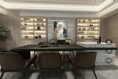 衢州市裕豐花園現代簡約風格平層裝修案例