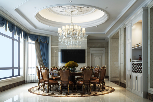 中山市奕翠園歐式風格別墅裝修案例