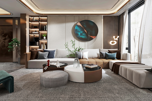 河源市雅居樂新地現(xiàn)代簡(jiǎn)約風(fēng)格四居室裝修案例