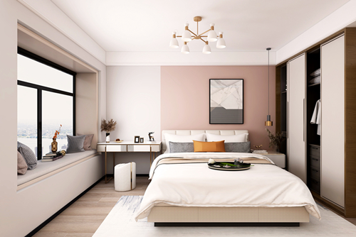 海口市愛華小區現代風格四居室裝修案例