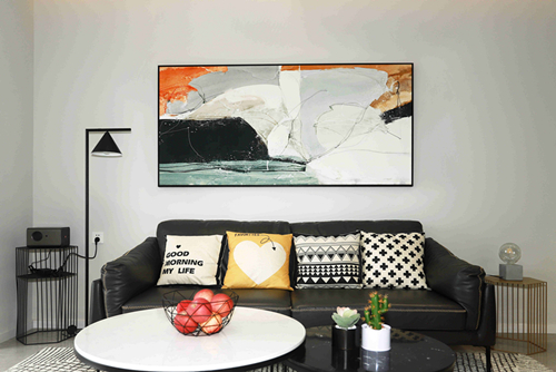 海口市江畔人家現代簡約風格三居室裝修案例