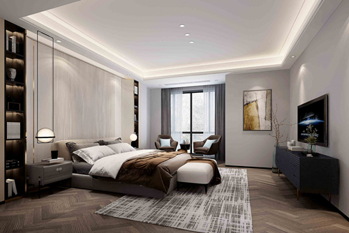 嘉興市金倉花苑現代簡約風格復式裝修案例