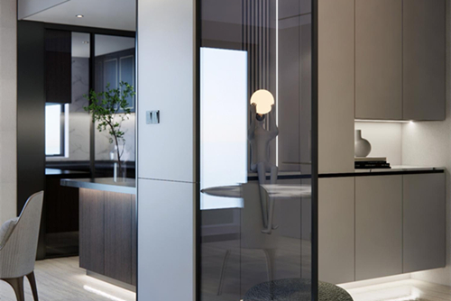 江門市瓏城半山現代風格三居室裝修案例