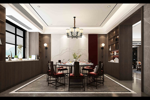 茂名市碧桂園鳳凰城新中式風格別墅裝修案例