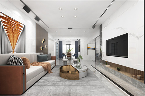 中山市中泰上境輕奢風格五居室裝修案例