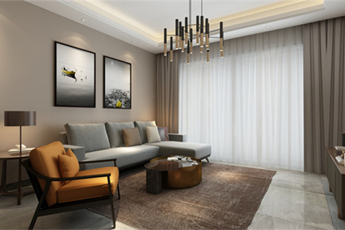 中山市公安宿舍(阜沙鎮)現代簡約風格三居室裝修案例