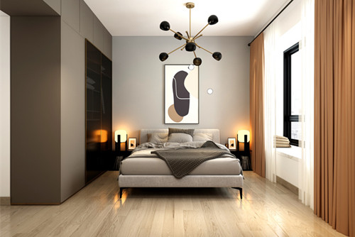 中山市豪逸御華庭現代簡約風格三居室裝修案例