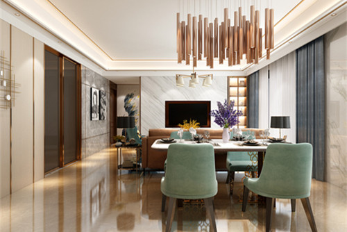 中山市正和中州現代簡約風格四居室裝修案例