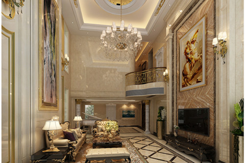 中山市竹源朝陽苑歐式風格別墅裝修案例