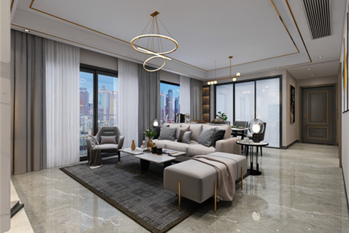 中山市碧桂園保利天啟現(xiàn)代簡約風(fēng)格三居室裝修案例