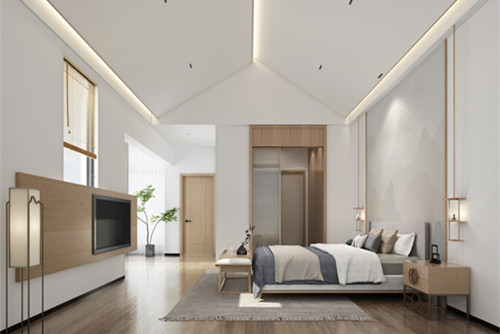 海口市寶源花園現(xiàn)代簡約風格三居室裝修案例