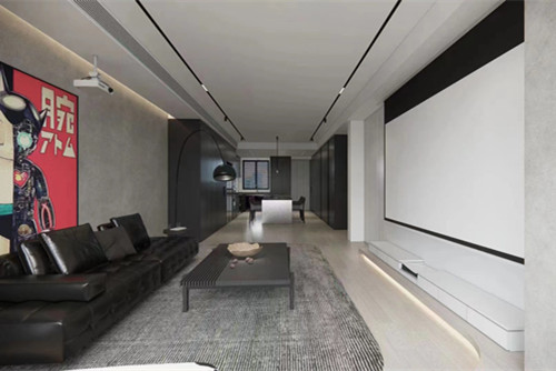 莆田市濱江步行街現代簡約風格三居室裝修案例