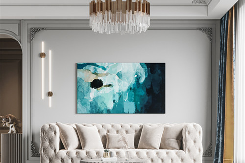 廣州市錦繡香江輕奢風格二居室裝修案例